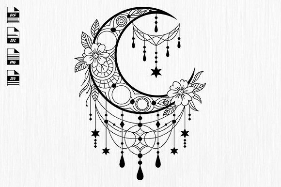 Boho Svg, Boho Floral, Boho Butterfly