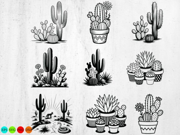 Cactus SVG Bundle Review