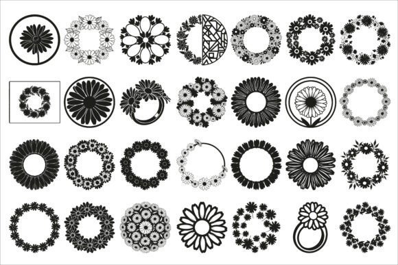 Charming Daisy Circle Decor Design