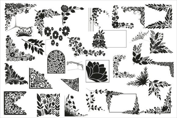 Elegant Minimalist Floral Corner Design