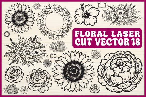 Floral Laser Cut SVG Bundle Review