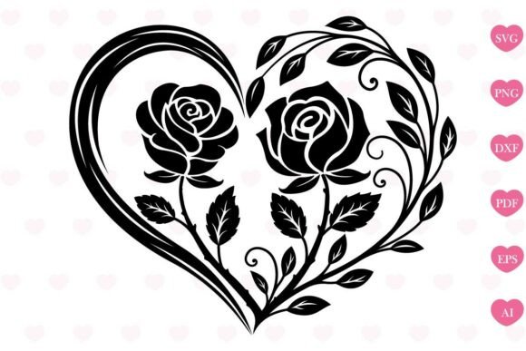 Flower Heart Svg Review
