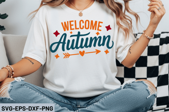 Welcome Autumn SVG Design